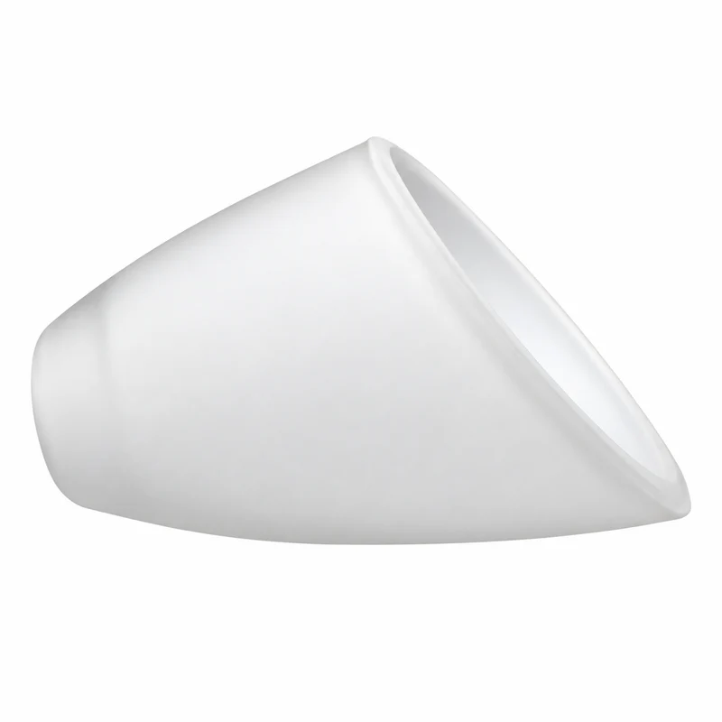 Lampenglas G4 – weißes Tulpenglas abgeschrägt als Ersatzglas 11mm Loch