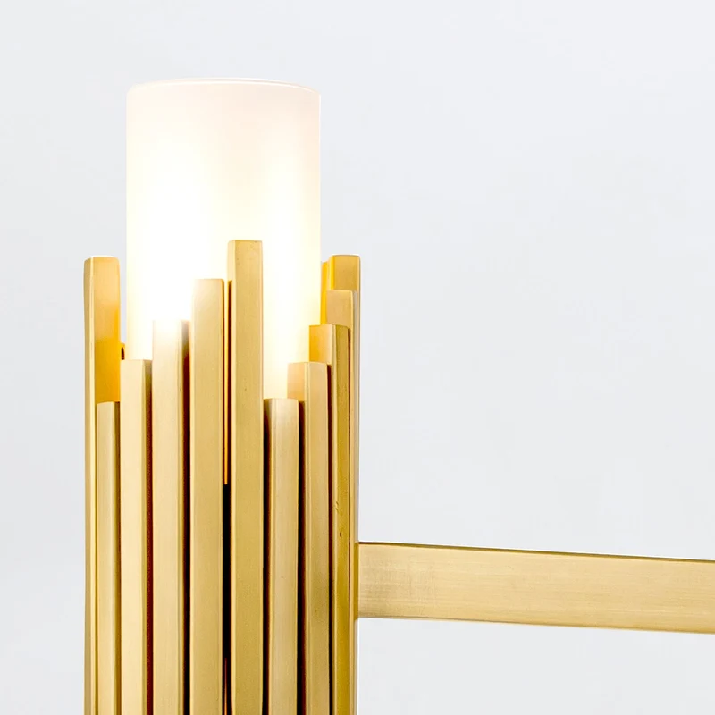Kronleuchter Marvele 6-flammig Messing Ø 66cm