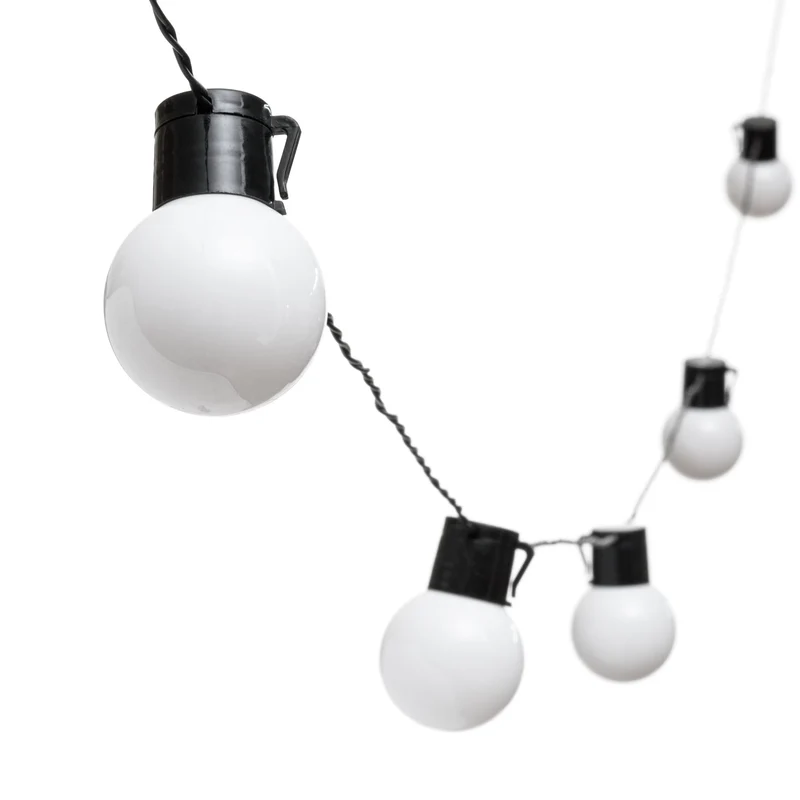 LED-Partylichterkette solar, 15 LED-Lampen, 6m, IP44