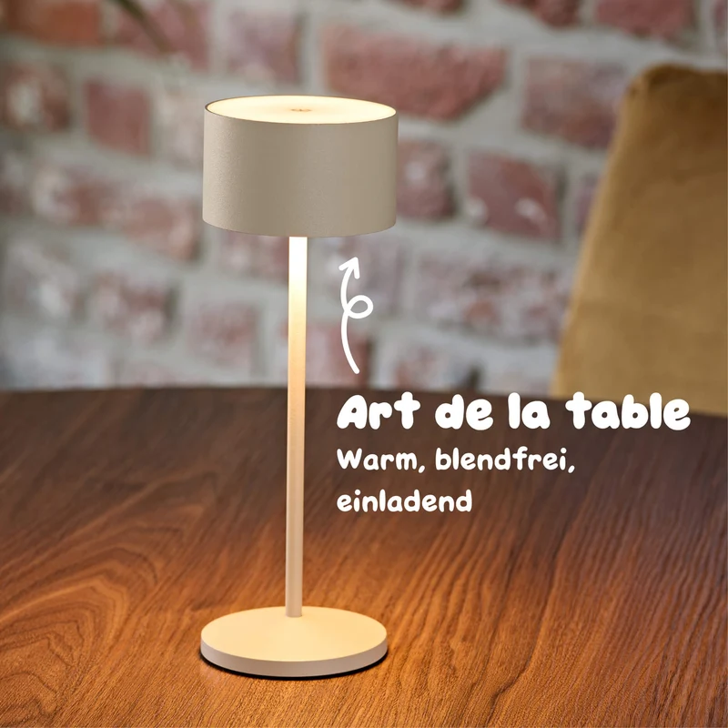 Sigor Veluna Remote Akku-LED-Tischleuchte (3er-Set)