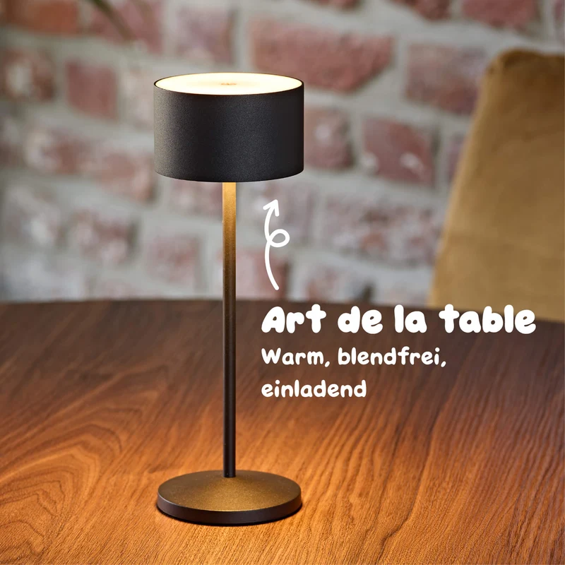 Sigor Veluna Remote Akku-LED-Tischleuchte (3er-Set)