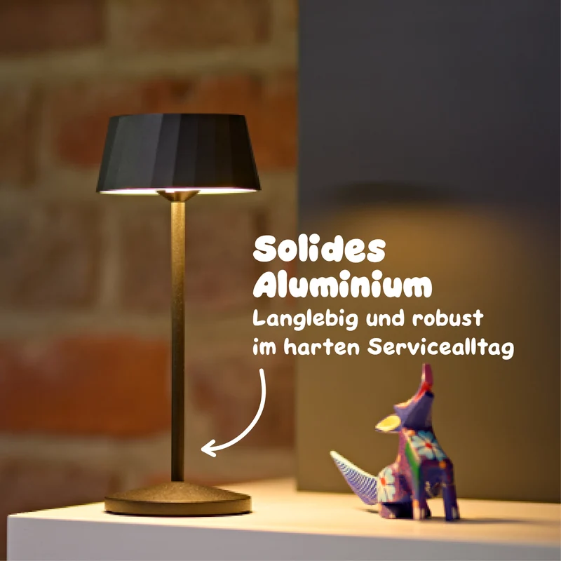 Sigor Facetta Remote Akku-LED-Tischleuchte (3er-Set)