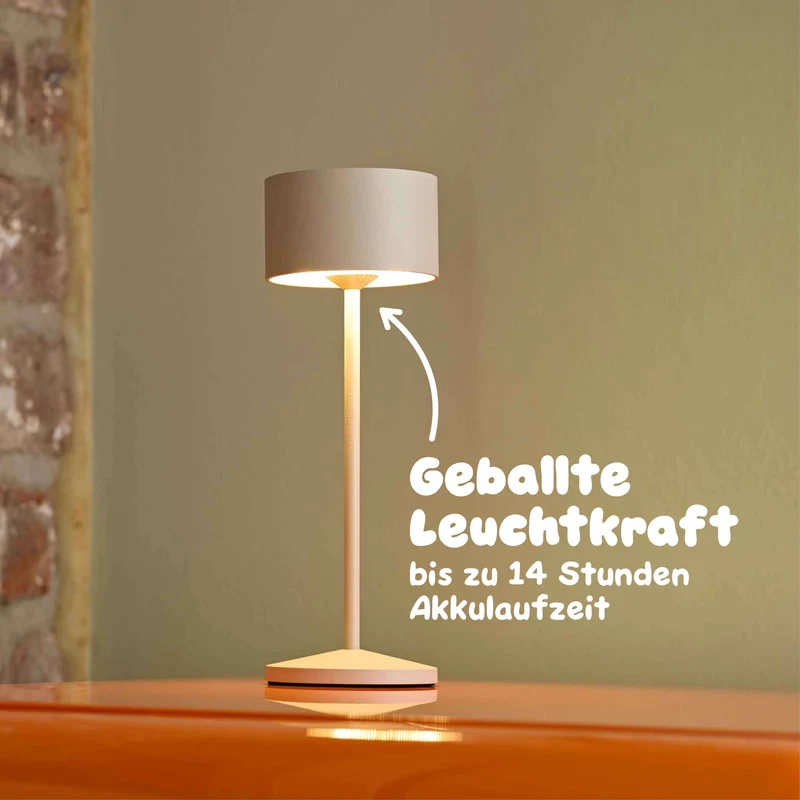 Sigor Veluna Remote Akku-LED-Tischleuchte