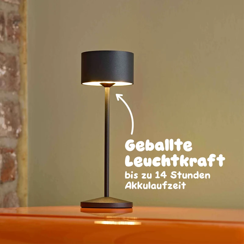 Sigor Veluna Remote Akku-LED-Tischleuchte
