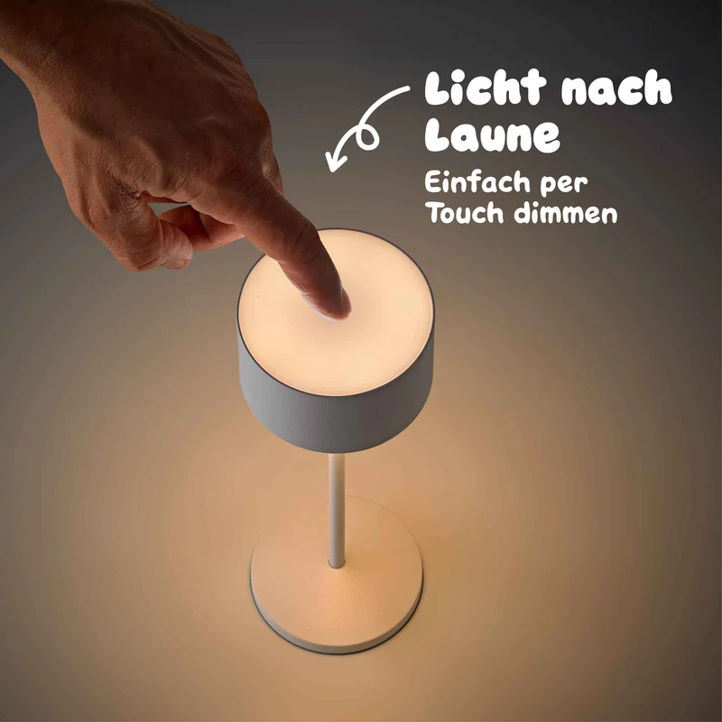 Sigor Veluna Remote Akku-LED-Tischleuchte