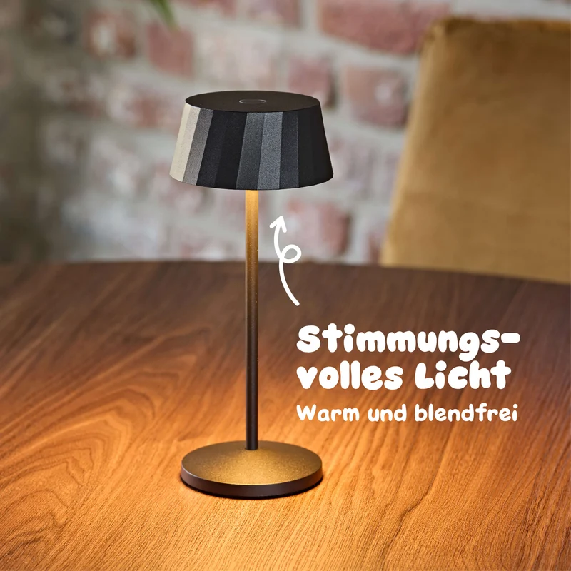 Sigor Facetta Remote Akku-LED-Tischleuchte