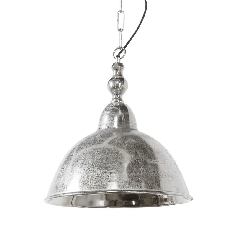 Pendelleuchte Amelia 35cm E27 nickel roh Design Hängeleuchte Industrial