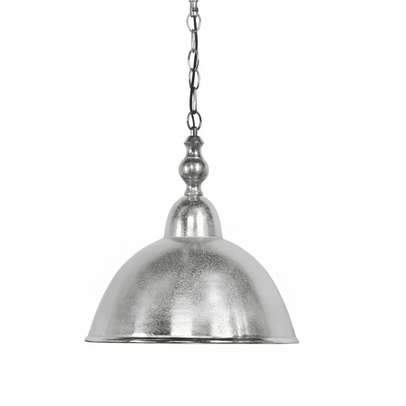 Pendelleuchte Amelia 35cm E27 nickel roh Design Hängeleuchte Industrial