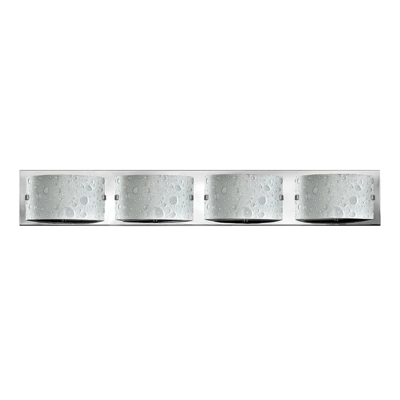 Wandleuchte Daphne 4-flammig IP44 Chrom 81cm