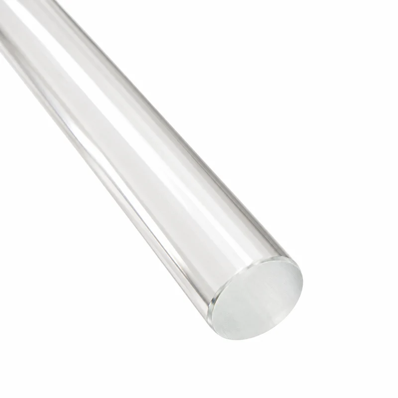 Glasstab mit Haken 26 cm klar – Lampenbehang aus Glas für Kronleuchter & Lüster | Ø 10 mm