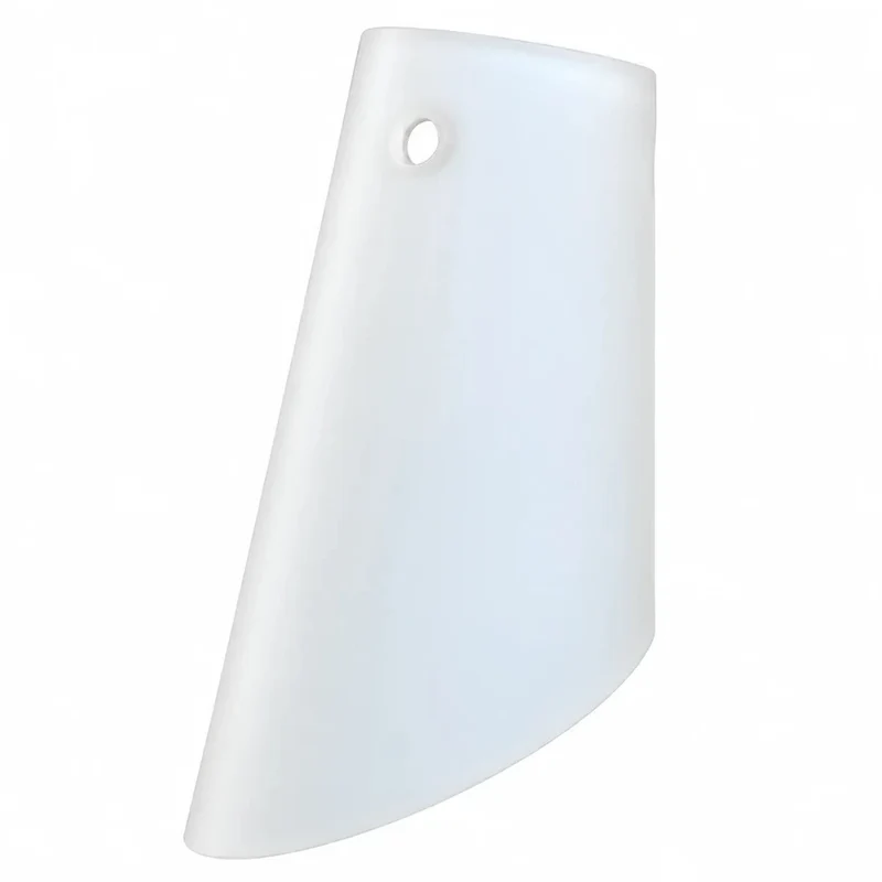 Lampenglas Ersatzglas weiß matt Kegel 3 Befestigungslöcher, 12 cm