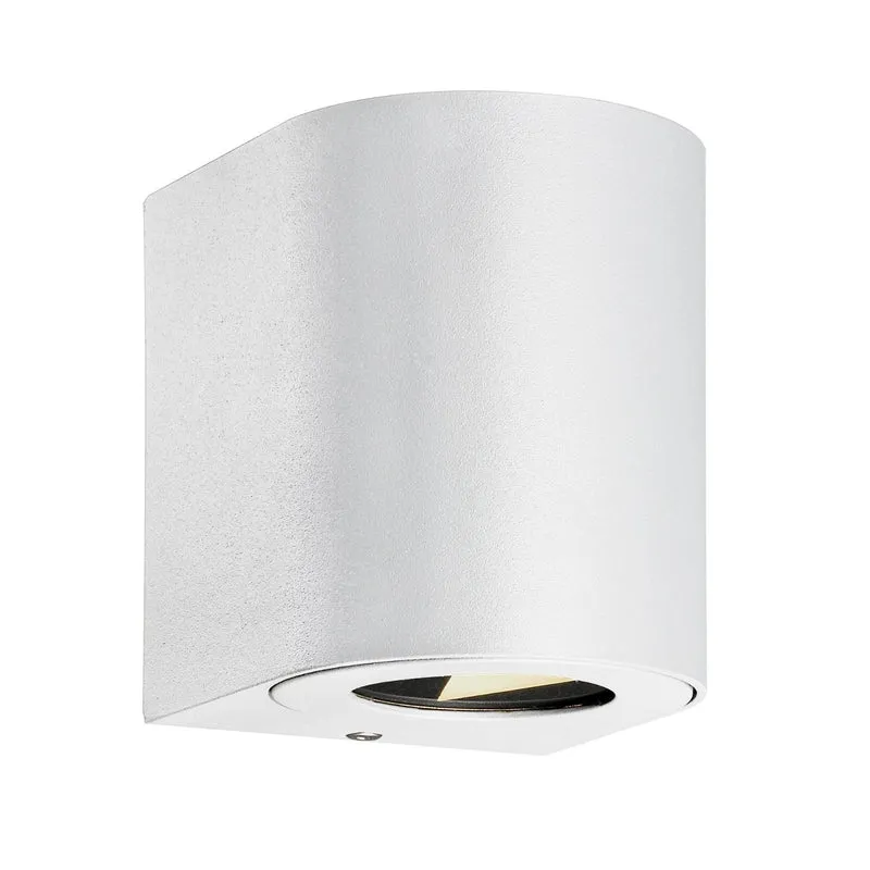 Außenwandleuchte LED Up Down weiß mit 4 Filtern IP44 - Canto 2 Nordlux