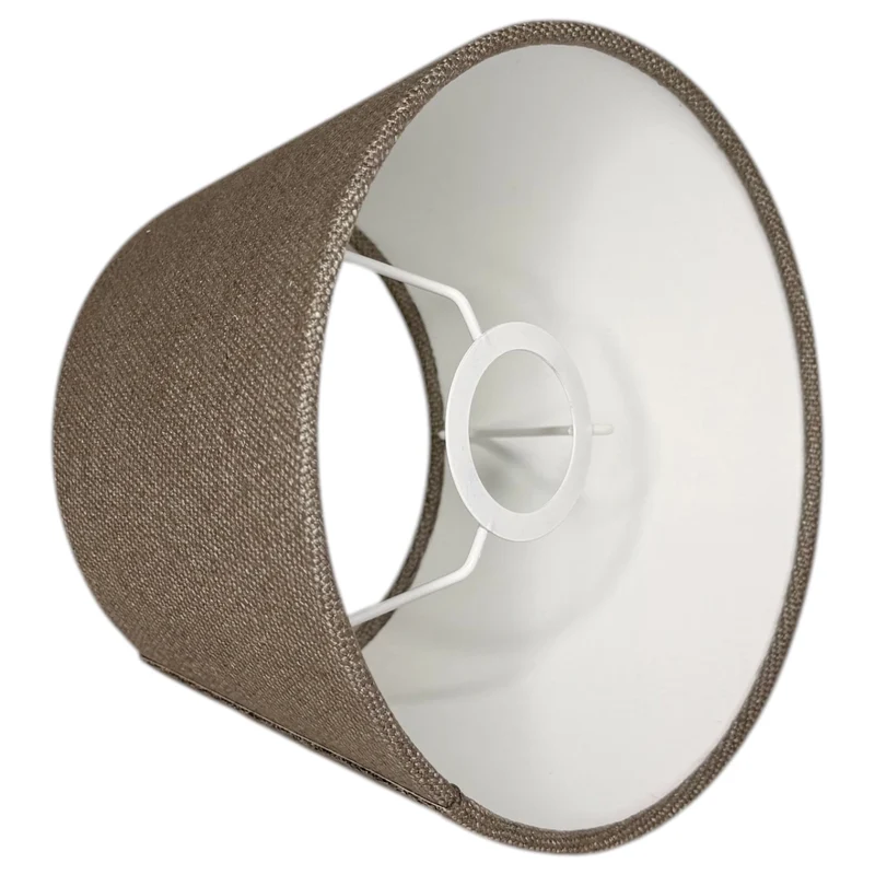 Lampenschirm Livigno Lever Taupe – E27 Stoff konisch 20 cm | Light & Living