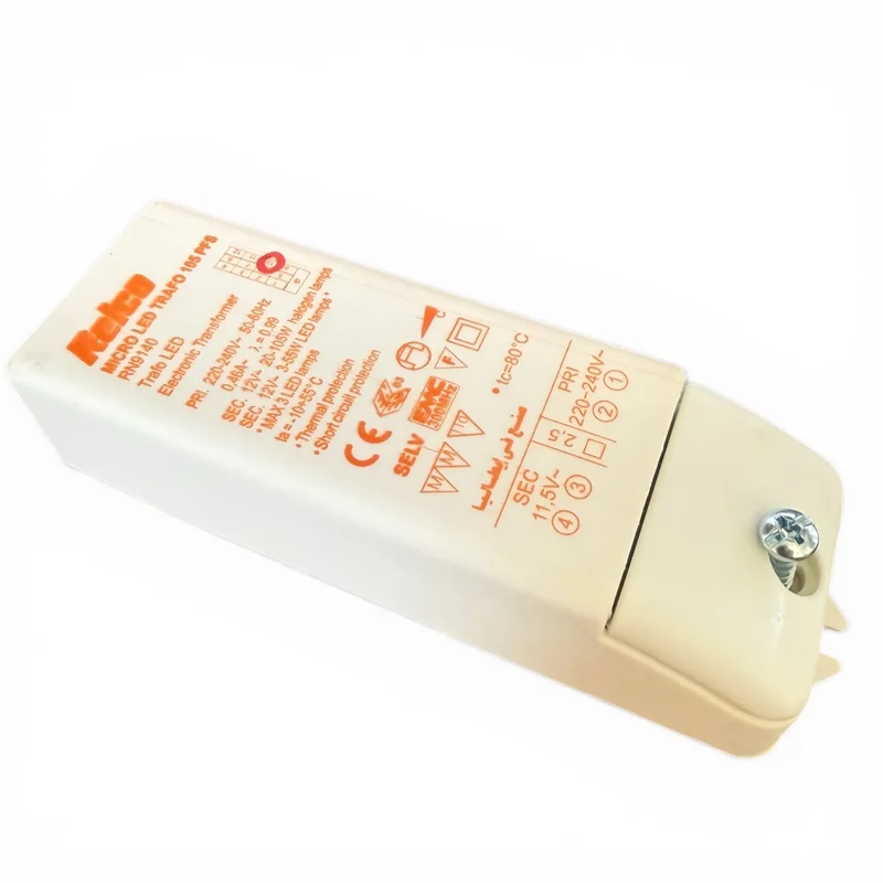 Relco RN9140 Micro LED Trafo 12V AC 20–105W dimmbar – Elektronischer Transformator für LED & Halogen