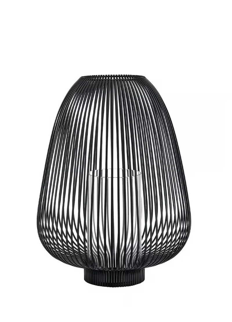 Laterne Lyva schwarz L Blomus