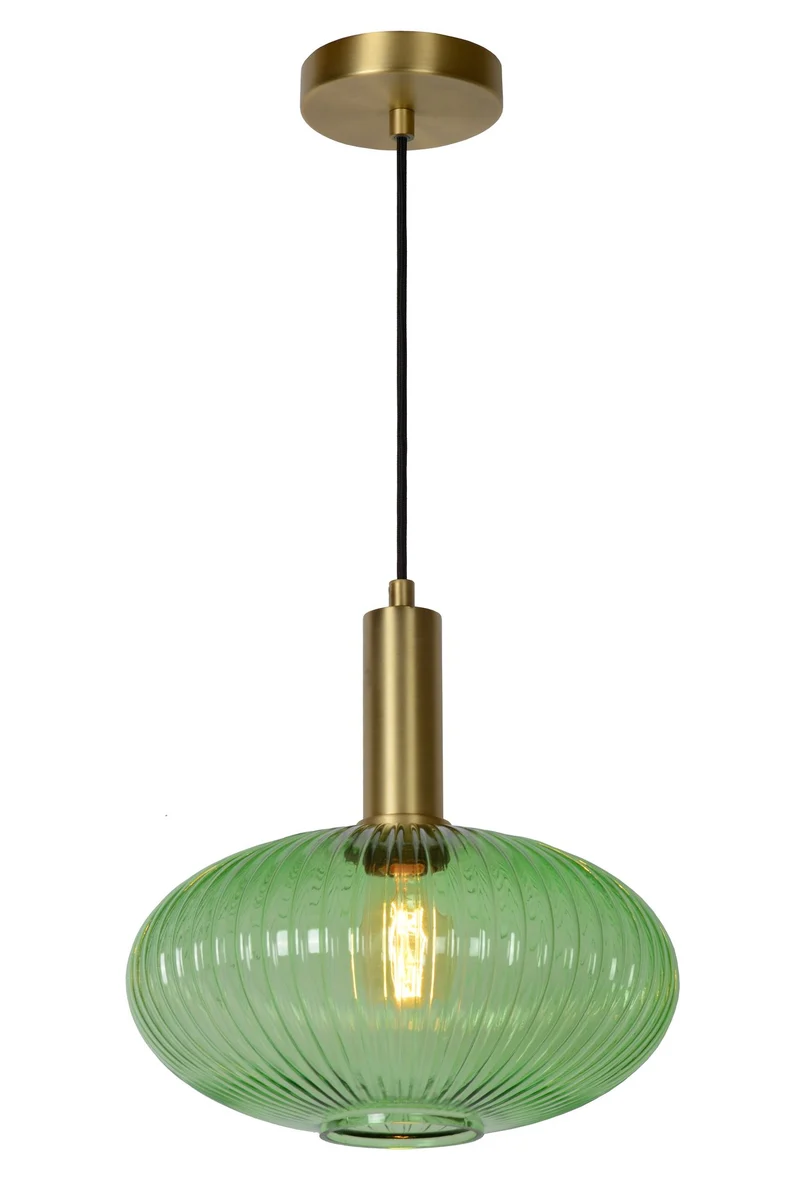 Pendellampe Maloto mit kugelförmigem Glasschirm