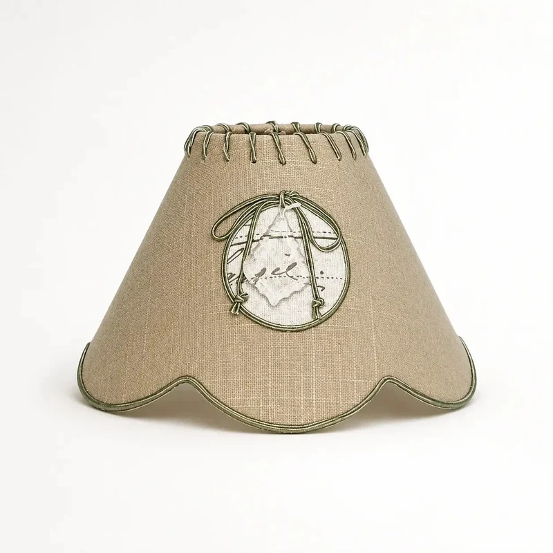 Lampenschirm Beige – E14 Klemmschirm Stoff - 20 cm | Light & Living