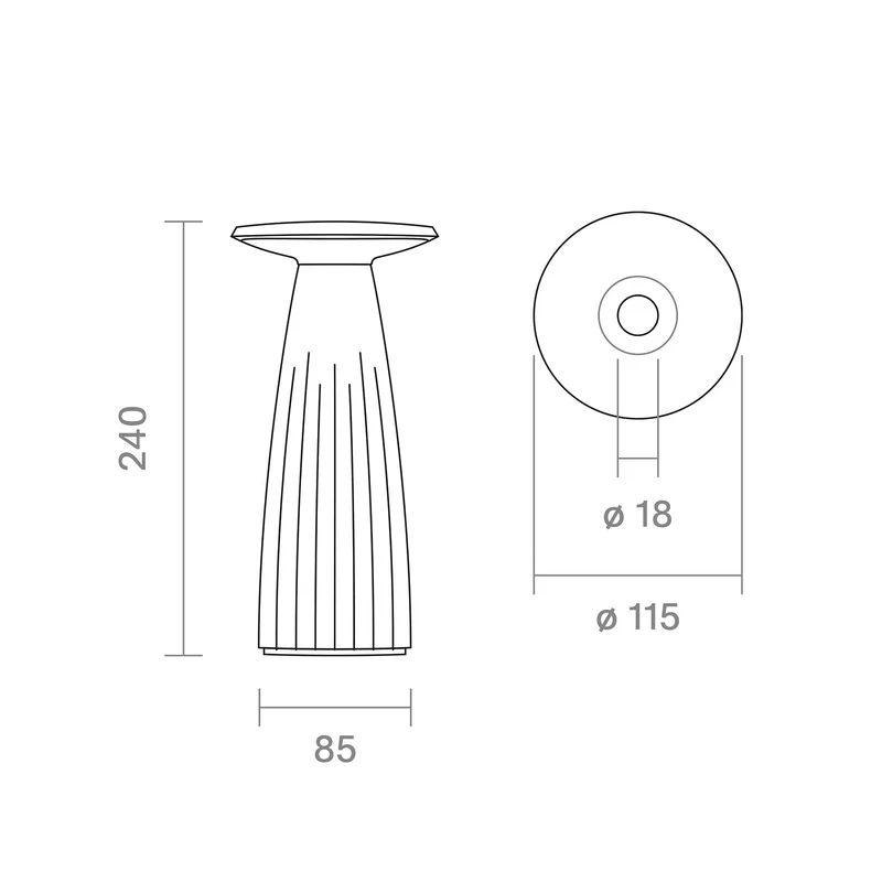 Sigor Nuflair Akku-Tischlampe