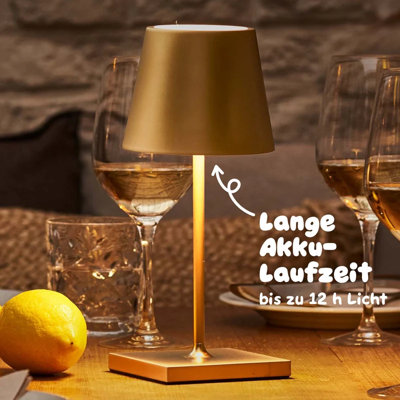 Sigor Nuindie 2.0 mini Akku-Tischleuchte metallic