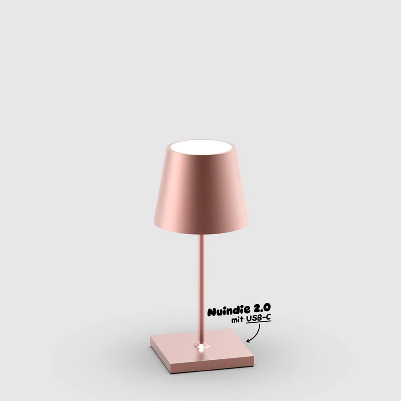 Sigor Nuindie 2.0 mini Akku-Tischleuchte metallic