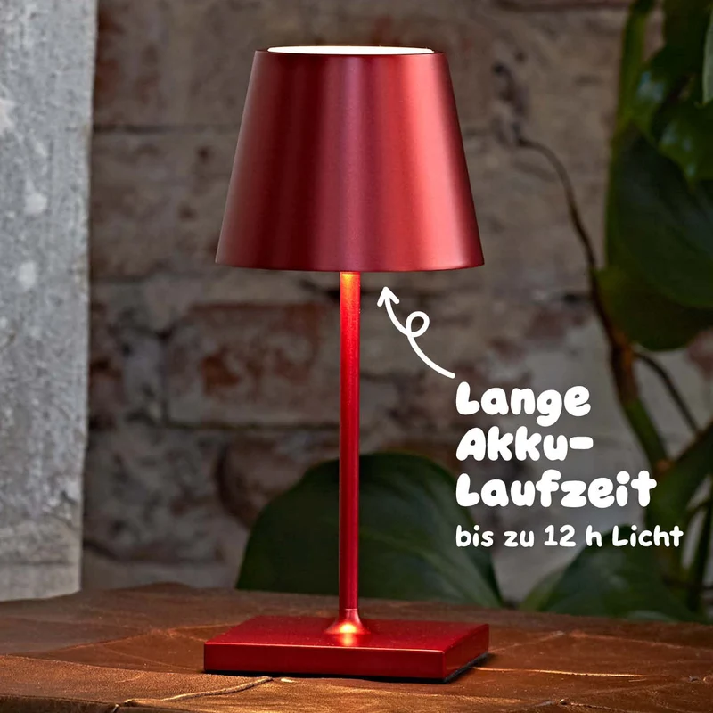 Sigor Nuindie 2.0 mini Akku-Tischleuchte metallic