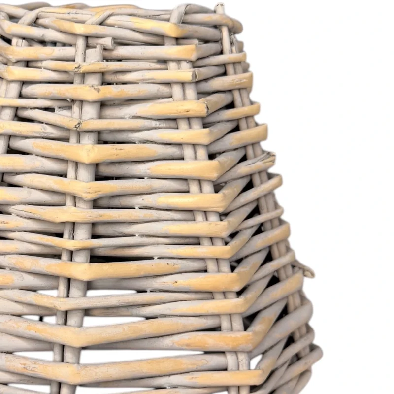 Klemm-Lampenschirm Rattan - Für E14 und kleine E27 Glühbirnen 14x7x12 cm | Light & Living