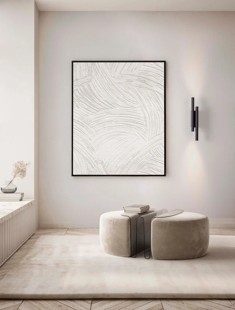 Paron LED Wandleuchte 2-flammig Geriffelt 3000K