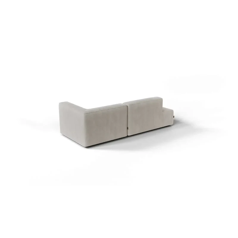 Couch Sofa 2-Sitzer Open End links TASI desert Stoff: Pina Blomus