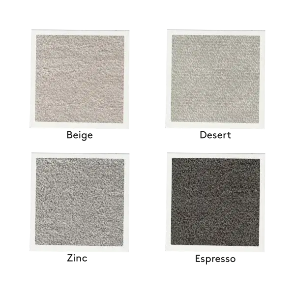 Couch Sofa 2-Sitzer Open End links TASI beige Stoff: Pina Blomus