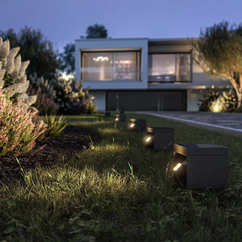Klewe Alea Akku-Solarleuchte für den Garten