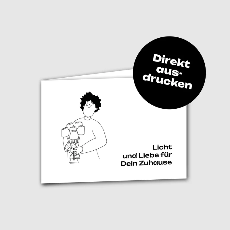 Geschenk-Gutschein für den Nuindie.shop – Das perfekte Lichtgeschenk