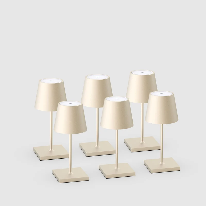 Sigor Nuindie 2.0 Mini Akku-Tischleuchte - 6er Set