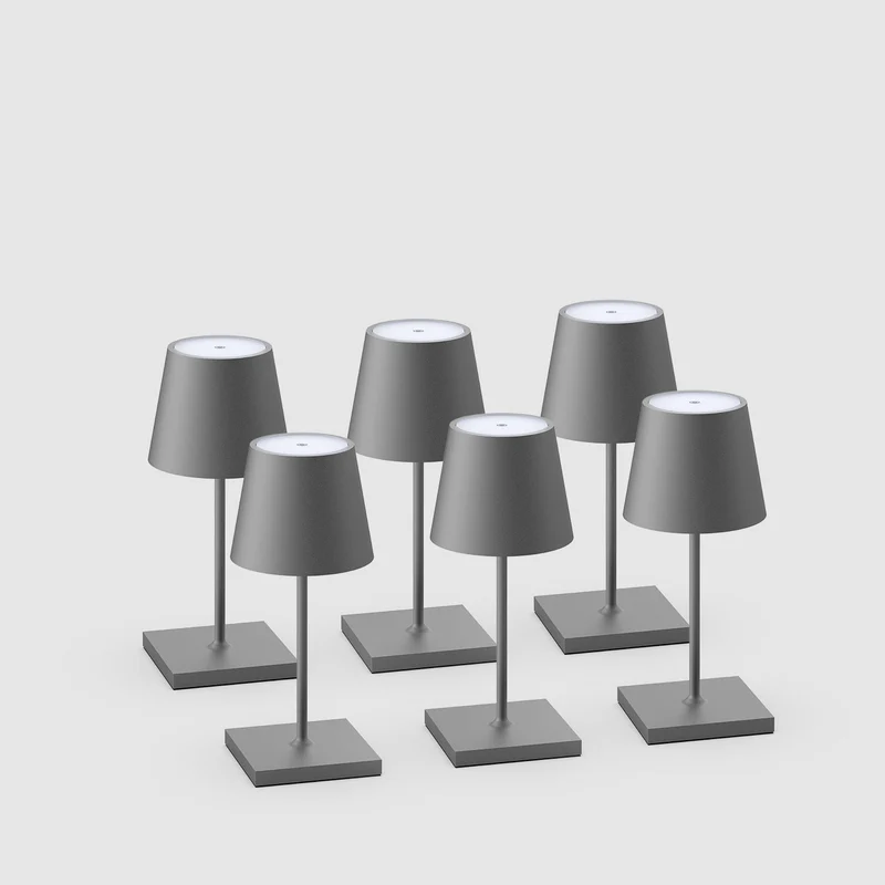 Sigor Nuindie 2.0 Mini Akku-Tischleuchte - 6er Set