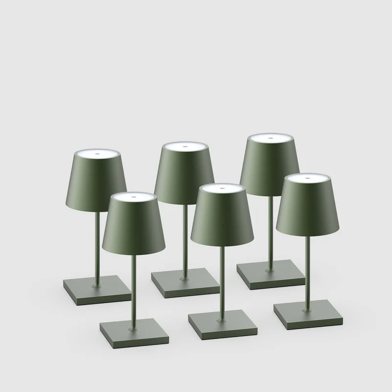Sigor Nuindie 2.0 Mini Akku-Tischleuchte - 6er Set