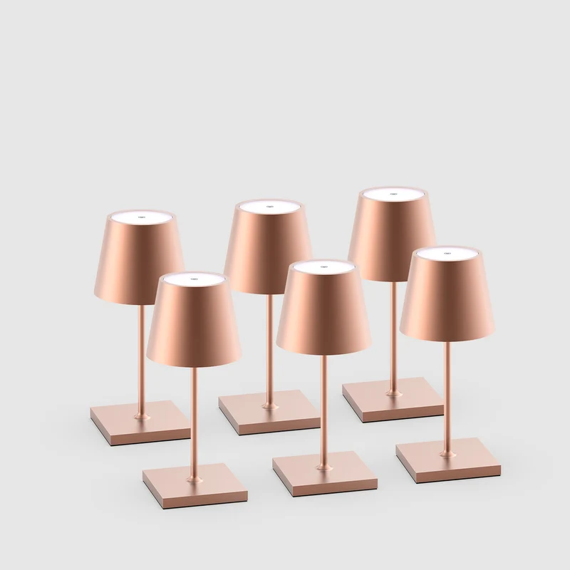 Sigor Nuindie 2.0 Mini Akku-Tischleuchte - 6er Set