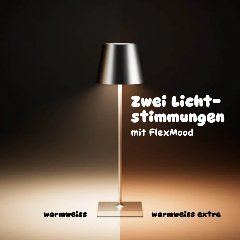 Sigor Nuindie 2.0 Akku-Tischleuchte - 6er Set