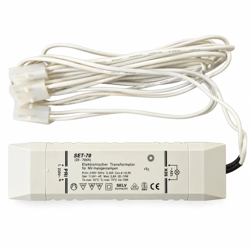 3er Einbaustrahler Gold schwenkbar dimmbar Ø 65mm – MR16 GU5.3 12V 20W inkl. Trafo