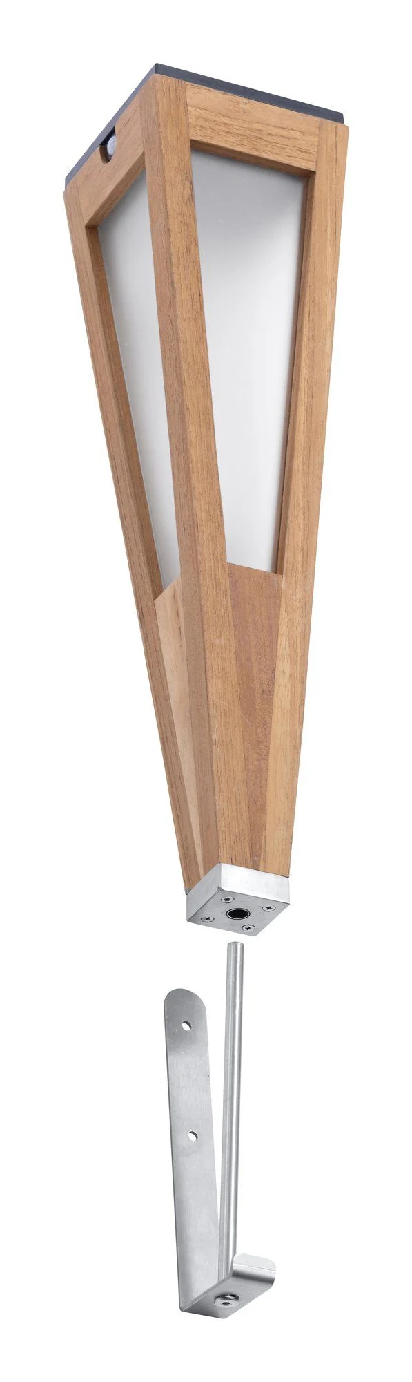 Les Jardins Solar-Fackel Tecka Tuarek H 52cm aus Teakholz