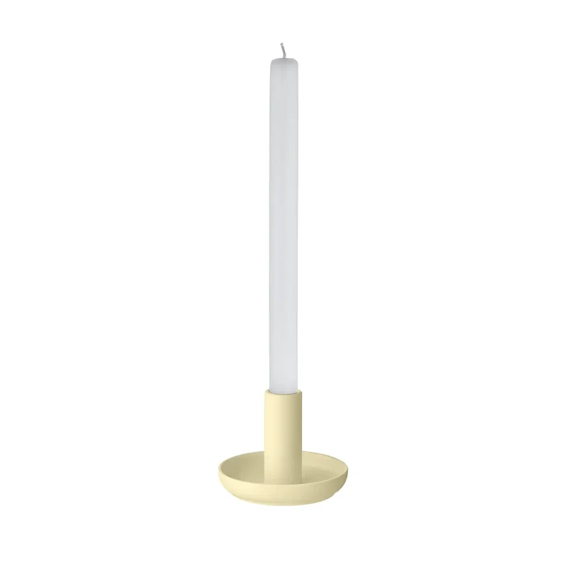 Kerzenhalter VELA S Transparent Yellow Blomus