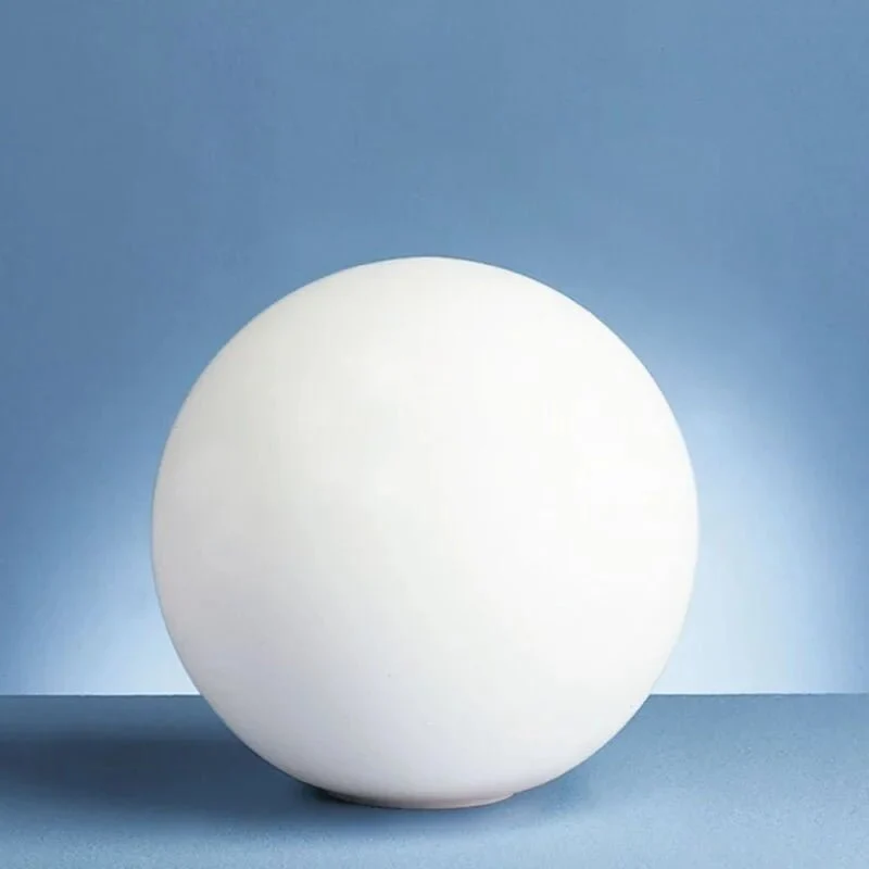 WOFI Point Kugel-Tischlampe – Milchglas weiß matt, Ø 30 cm, E27
