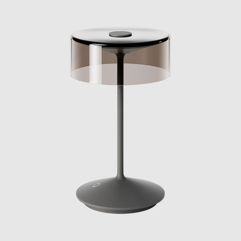 Sigor Numotion Akku-Tischleuchte mit Glasschirm
