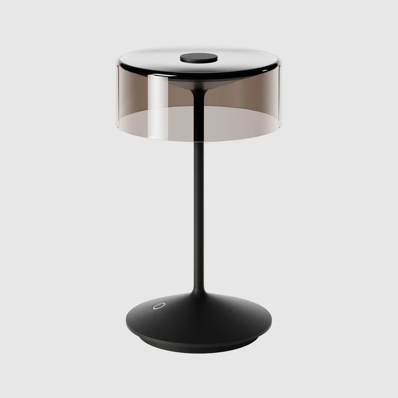 Sigor Numotion Akku-Tischleuchte mit Glasschirm