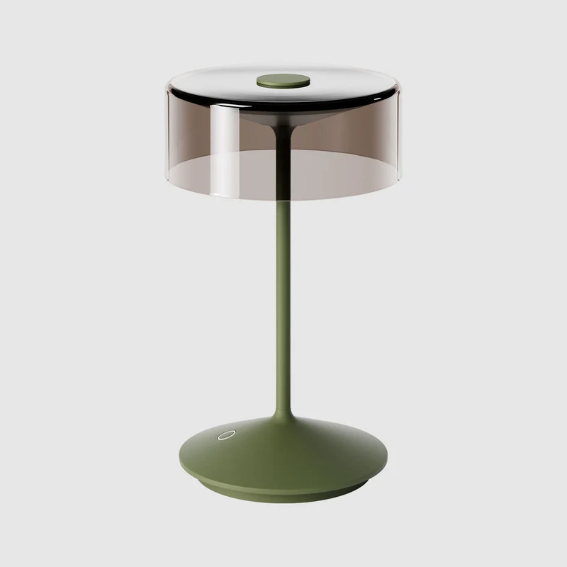 Sigor Numotion Akku-Tischleuchte mit Glasschirm
