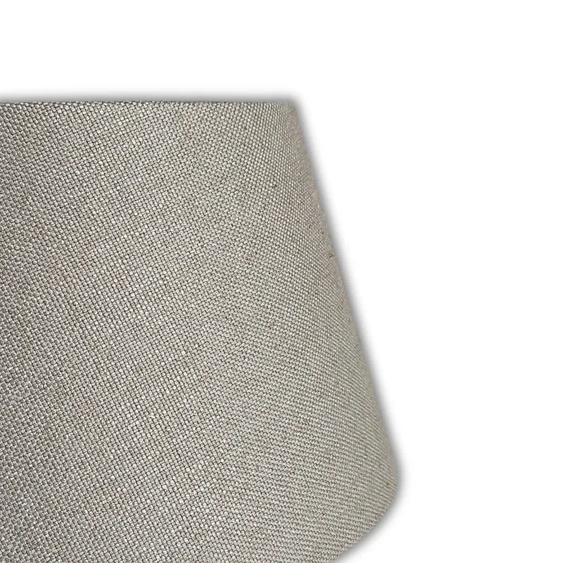 Lampenschirm Taupe – E27, Stoff konisch 35 cm | Light & Living