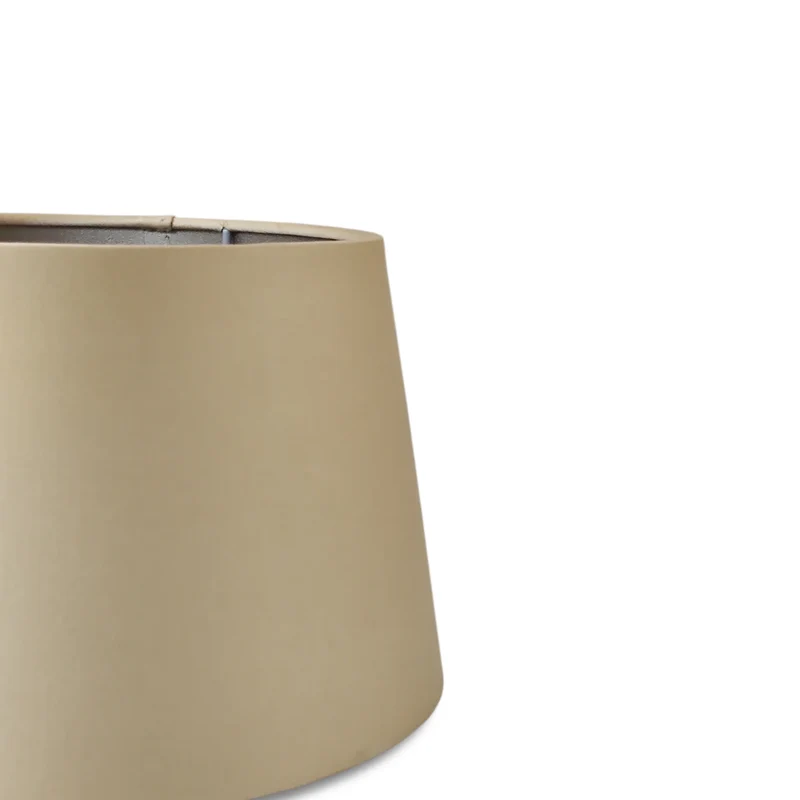 Lampenschirm klein Gold – E27 Stoff konisch 20 cm - Light & Living