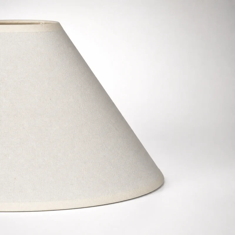 Lampenschirm Creme – E27 Stoff, konisch, 30 cm