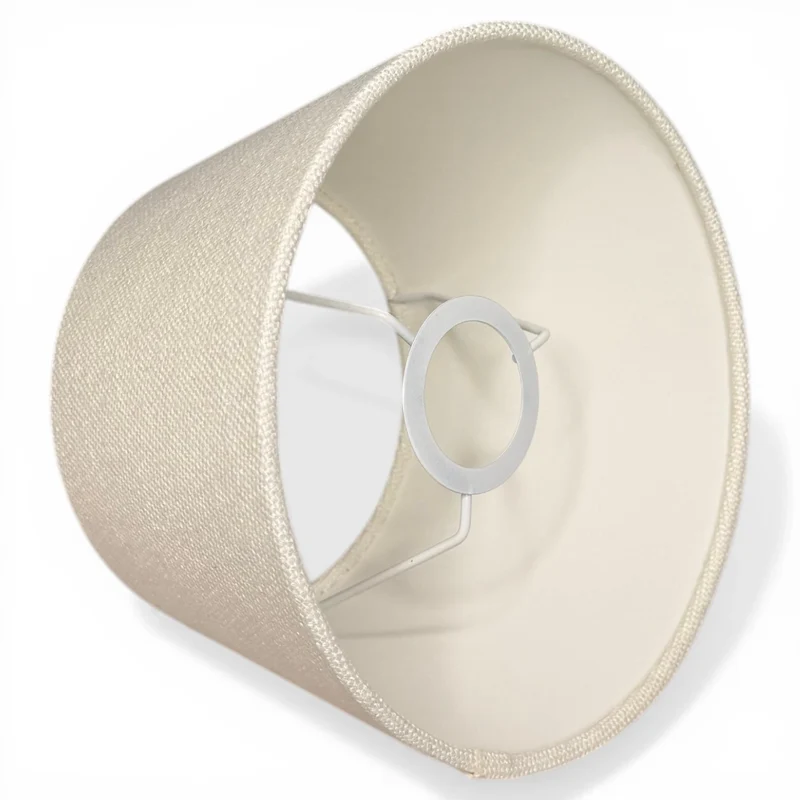 Lampenschirm Livigno Off-White – E27 Stoff konisch 20 cm | Light & Living