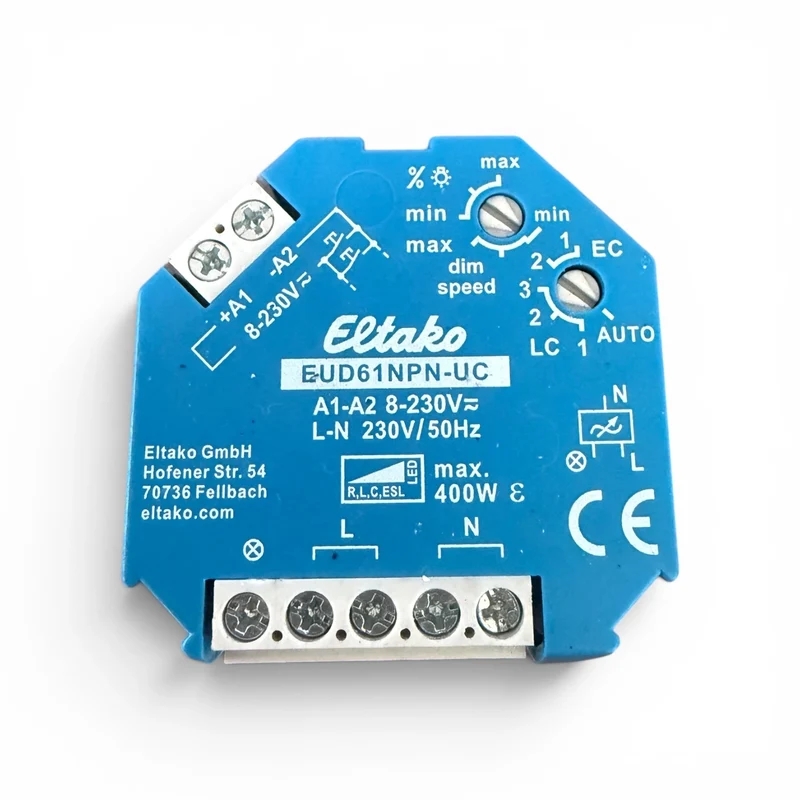 Eltako EUD61NPN-UC Universal LED Tastdimmer Unterputz für LED-, Halogen- und Glühlampen