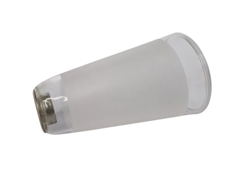 Lampenglas G4 Loch 12mm 6cm hoch Glas klar matt Lampen Ersatzglas Tulpe