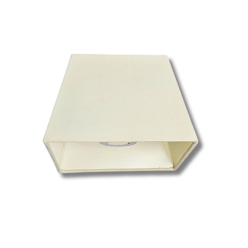 Light & Living Lampenschirm quadratisch Creme – E27 – 20 cm